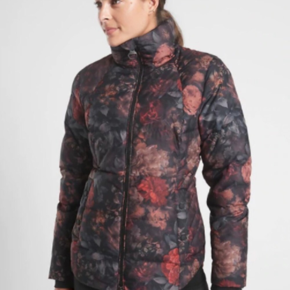 Athleta Downtown Rose Printed Jacket